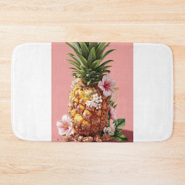 Item preview, Pineapple Tropical Fruits and Flowers designed and sold by Grafititee.