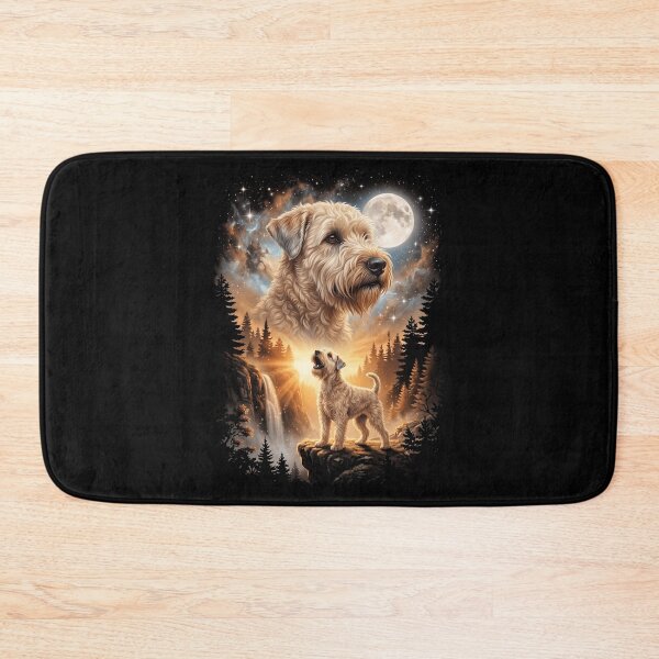 Item preview, Soft Coated Wheaten Terrier Howling Moon Art Dog Mom Dad Lover designed and sold by dian-rody-crest.