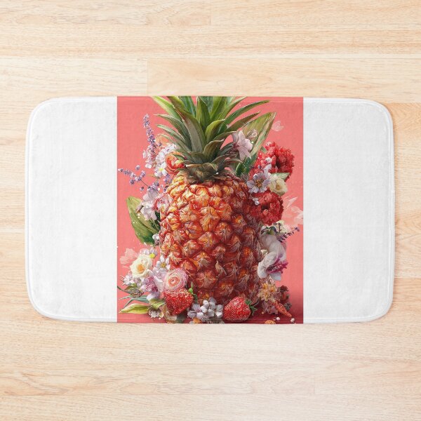 Item preview, Pineapple Tropical Fruits and Flowers designed and sold by Grafititee.