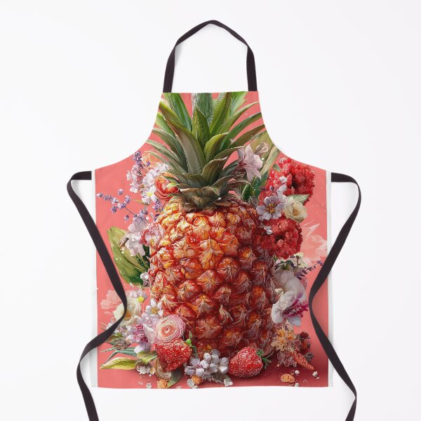 Item preview, Pineapple Tropical Fruits and Flowers designed and sold by Grafititee.