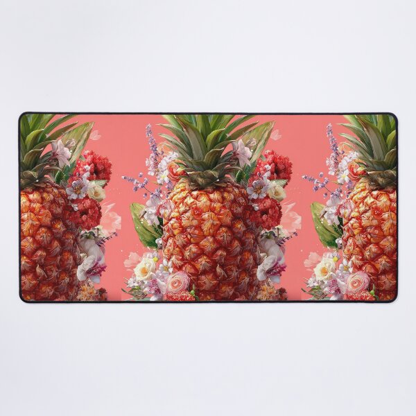Item preview, Pineapple Tropical Fruits and Flowers designed and sold by Grafititee.