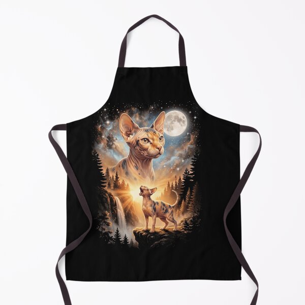 Item preview, Sphynx Howling Moon Art Cat Mom Dad Lover designed and sold by dian-rody-crest.