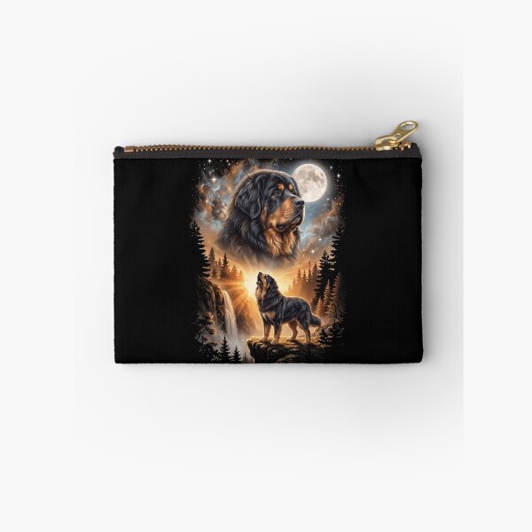 Item preview, Tibetan Mastiff Howling Moon Art Dog Mom Dad Lover designed and sold by dian-rody-crest.