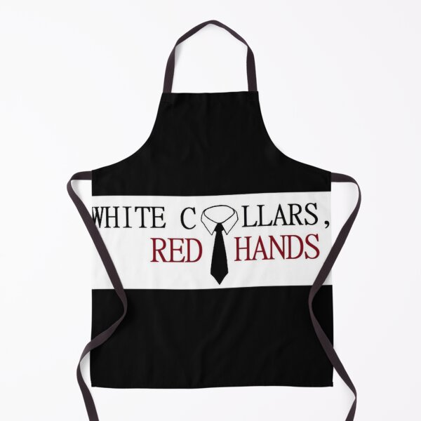 Item preview, White Collars Red Hands Collar Logo designed and sold by Iza-Lua.