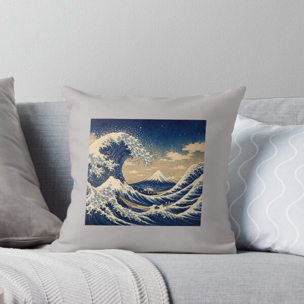 Item preview, Great Wave Over Mount Fuji | Japanese Ukiyo-e Inspired Art designed and sold by 風の浮世.