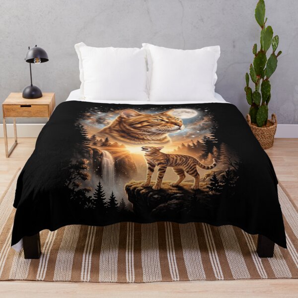 Item preview, Toyger Howling Moon Art Cat Mom Dad Lover designed and sold by dian-rody-crest.