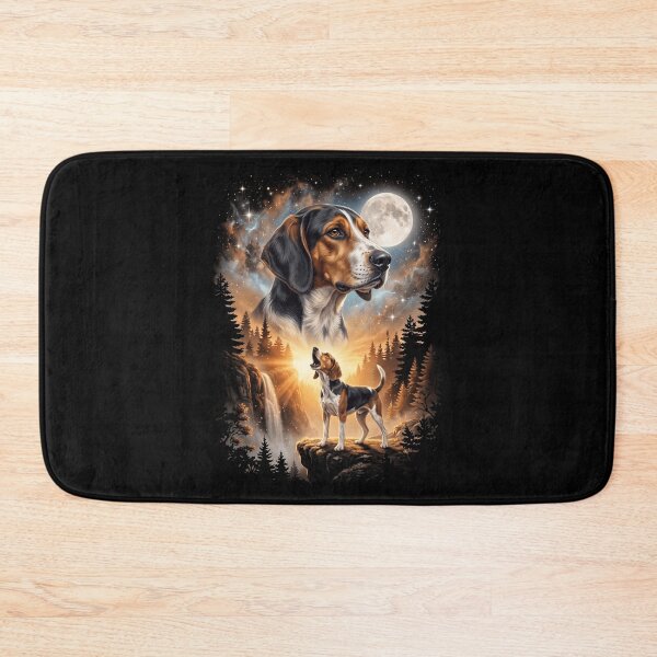 Item preview, Treeing Walker Coonhound Howling Moon Art Dog Mom Dad Lover designed and sold by dian-rody-crest.