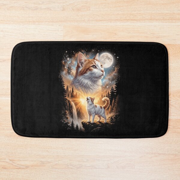 Item preview, Turkish Van Howling Moon Art Cat Mom Dad Lover designed and sold by dian-rody-crest.