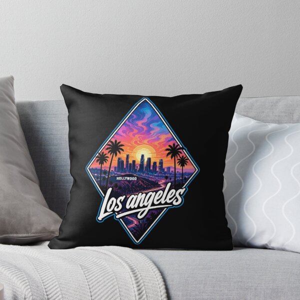 Item preview, Hollywood Los Angeles Travel Trippy Art designed and sold by TomFrontierArt.
