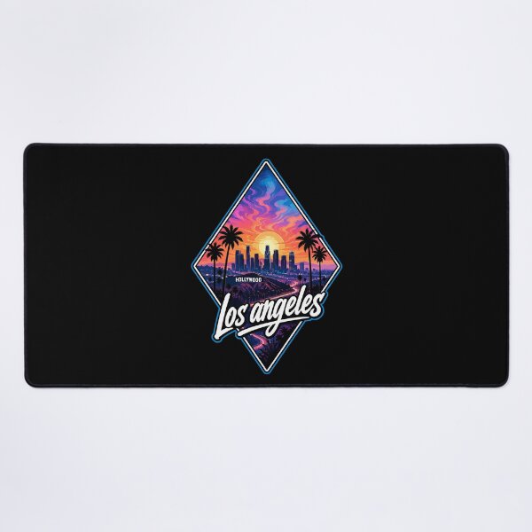 Item preview, Hollywood Los Angeles Travel Trippy Art designed and sold by TomFrontierArt.