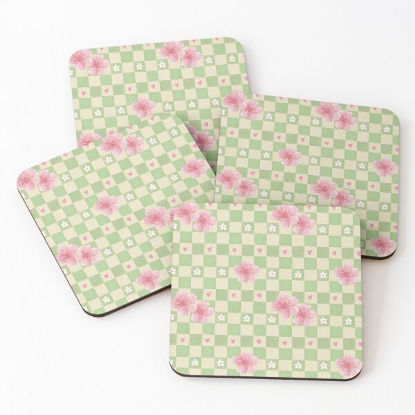 Item preview, Checkered Cherry Blossoms designed and sold by VenusandMoon.