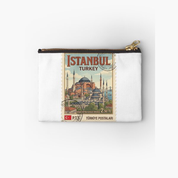 Item preview, Istanbul Turkey Hagia Sophia Blue Mosque Travel Stamp designed and sold by k3rstman1.