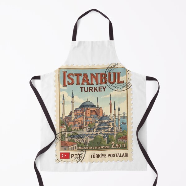 Item preview, Istanbul Turkey Hagia Sophia Blue Mosque Travel Stamp designed and sold by k3rstman1.