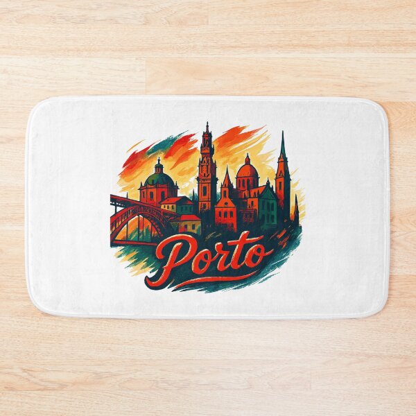 Item preview, Porto Skyline Modern – Epic City Skyline designed and sold by Pineapple-Tree.