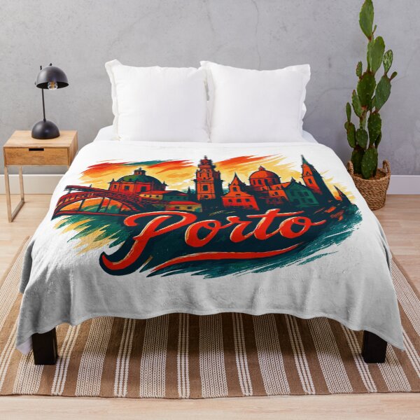 Item preview, Porto Skyline Modern – Epic City Skyline designed and sold by Pineapple-Tree.