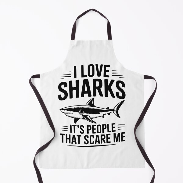 Item preview, I Love Sharks It's People That Scare Me designed and sold by Frank Ring.