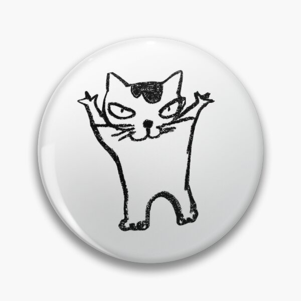 Item preview, Hissing Cat | Hand-Drawn Crayon Art designed and sold by DustMiteLife.
