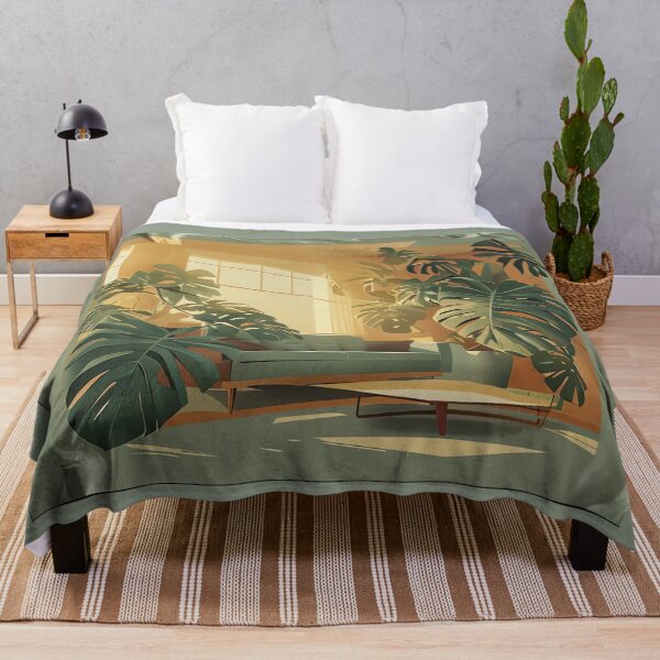 Item preview, Jungle Mid-Century Modern designed and sold by ONYX Pixee.