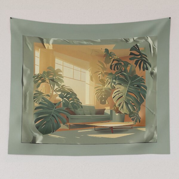 Item preview, Jungle Mid-Century Modern designed and sold by ONYX Pixee.