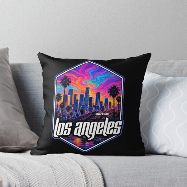 Item preview, Hollywood Los Angeles California Travel Trippy Art designed and sold by TomFrontierArt.