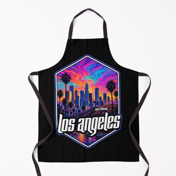 Item preview, Hollywood Los Angeles California Travel Trippy Art designed and sold by TomFrontierArt.