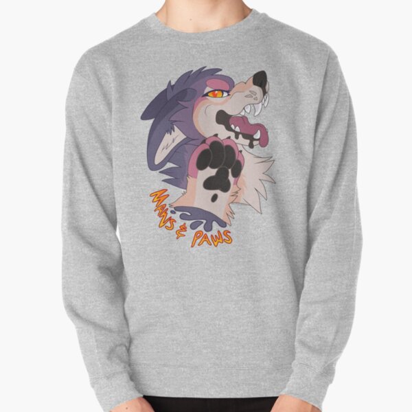 furry wolf hoodie