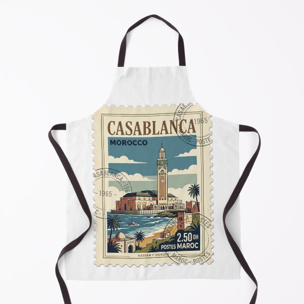 Item preview, Vintage Casablanca Morocco Hassan II Mosque Travel Stamp designed and sold by k3rstman1.