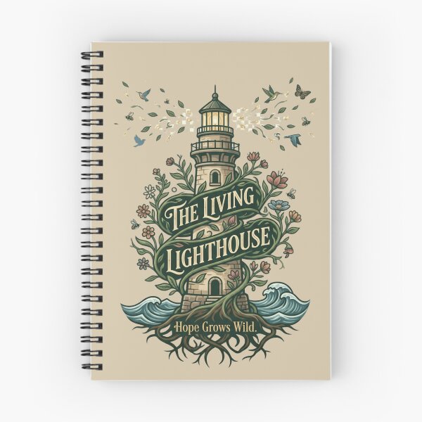 Item preview, The Living Lighthouse Botanical Artwork | Premium Nature Design designed and sold by Amr Darwish Graphic designer.