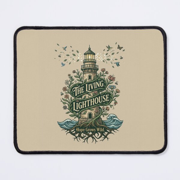 Item preview, The Living Lighthouse Botanical Artwork | Premium Nature Design designed and sold by Amr Darwish Graphic designer.