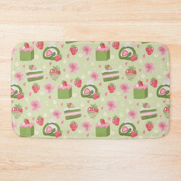 Item preview, Sweet Matcha Cakes Kawaii Dessert Pattern designed and sold by VenusandMoon.