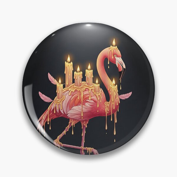Item preview, Melting Candle Flamingo Candelabra designed and sold by Michaelragheb.