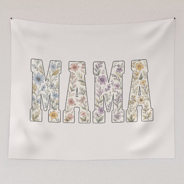 Item preview, Vintage Floral Mama, Retro Spring Mom designed and sold by Quiajia.
