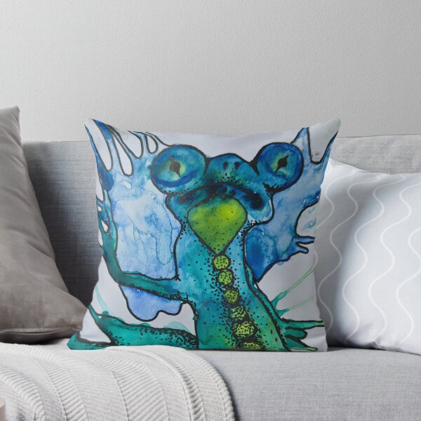 Item preview, Winged Gecko – Watercolor Fantasy Creature designed and sold by MAVALFI.