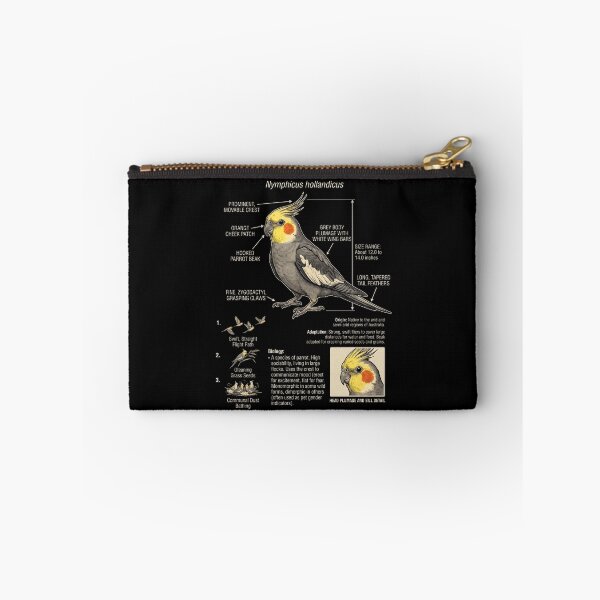 Item preview, Cockatiel Scientific Anatomy Ornithology Parrot Lover designed and sold by dian-rody-crest.