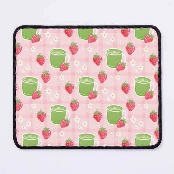 Item preview, Strawberry Matcha Tea Party Kawaii Pattern designed and sold by VenusandMoon.