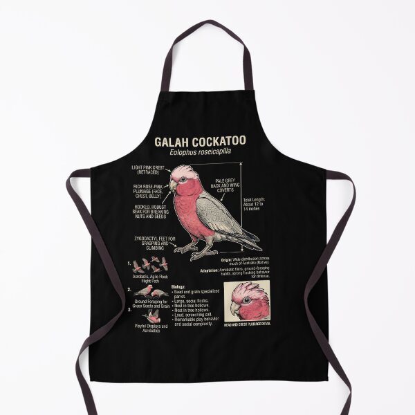 Item preview, Cockatoo Galah Scientific Anatomy Ornithology Parrot Lover designed and sold by dian-rody-crest.