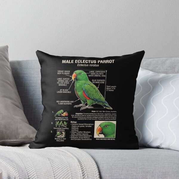 Item preview, Green Eclectus Scientific Anatomy Ornithology Parrot Lover designed and sold by dian-rody-crest.