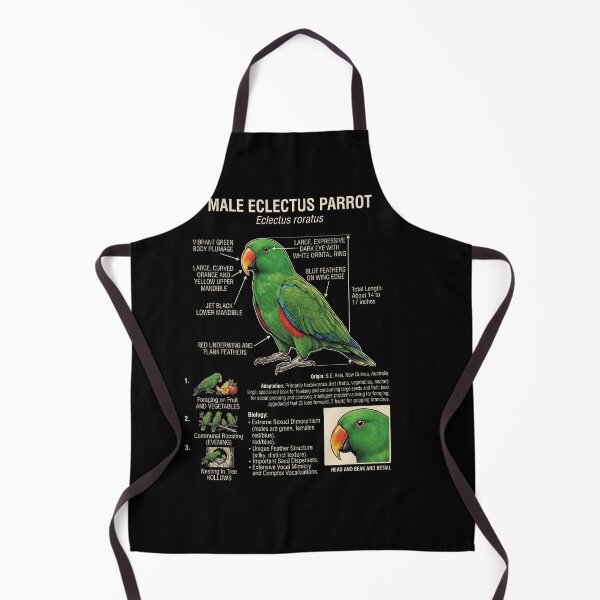 Item preview, Green Eclectus Scientific Anatomy Ornithology Parrot Lover designed and sold by dian-rody-crest.