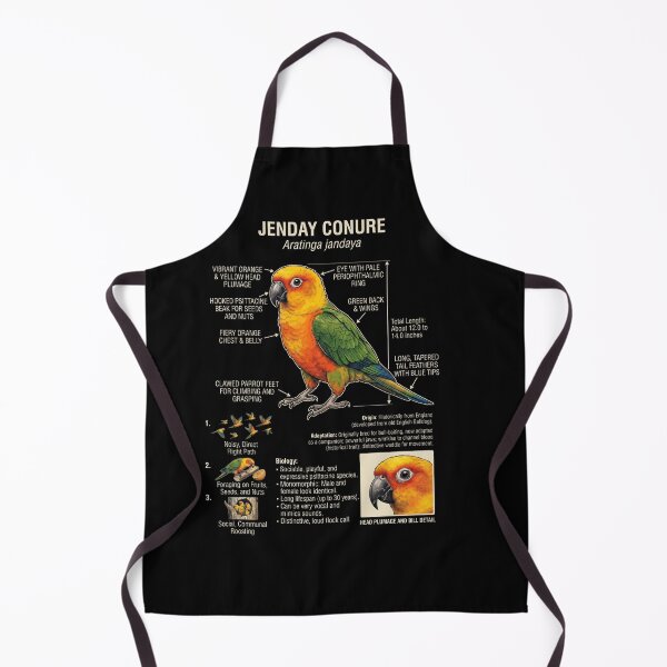Item preview, Jenday Conure Scientific Anatomy Ornithology Parrot Lover designed and sold by dian-rody-crest.