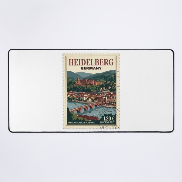 Item preview, Vintage Germany Heidelberg Castle Travel Stamp designed and sold by k3rstman1.