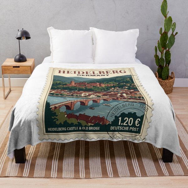 Item preview, Sello de viaje antiguo del Castillo de Heidelberg, Alemania designed and sold by k3rstman1.
