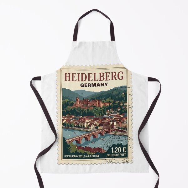 Item preview, Vintage Germany Heidelberg Castle Travel Stamp designed and sold by k3rstman1.