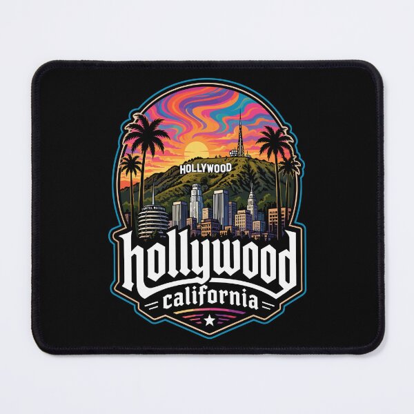 Item preview, Hollywood Los Angeles Trippy Art designed and sold by TomFrontierArt.