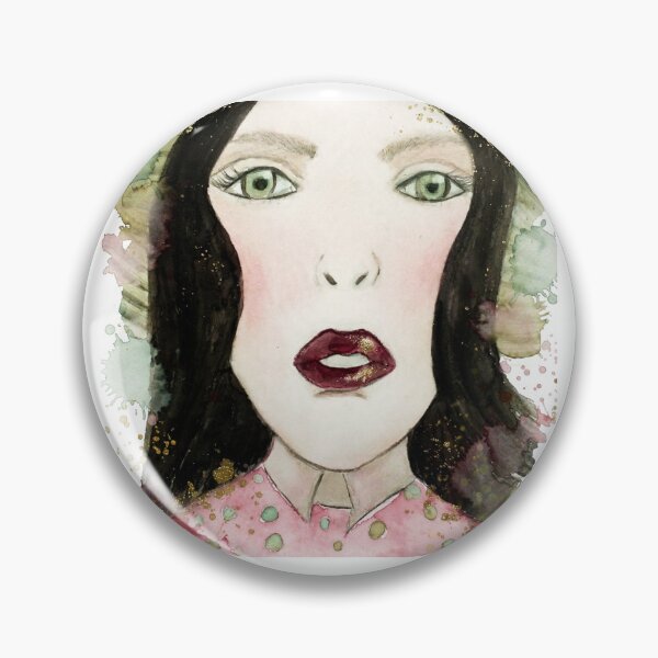 Item preview, Ethereal Empress - Dream Coven | Watercolor Gold Dust Portrait designed and sold by Sylwka447.