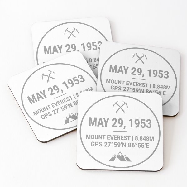Item preview, Mount Everest 1953 Badge – Historic Himalayan Summit Design designed and sold by GabeMountainArt.