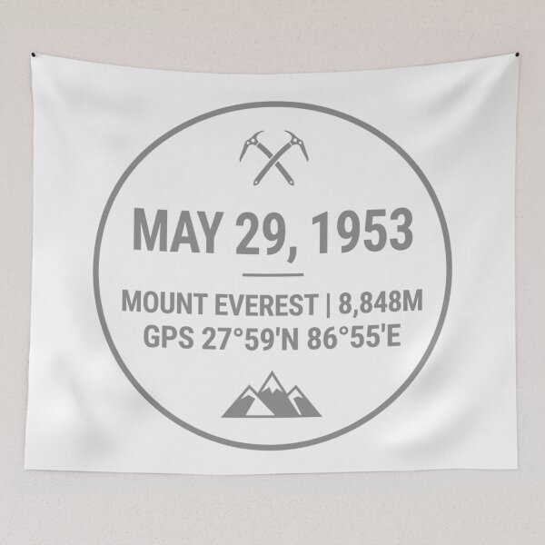 Item preview, Mount Everest 1953 Badge – Historic Himalayan Summit Design designed and sold by GabeMountainArt.