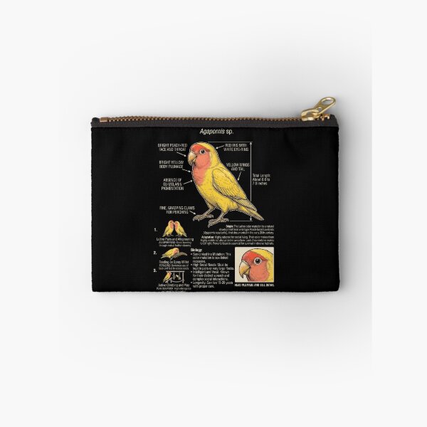 Item preview, Lutino Lovebird Scientific Anatomy Ornithology Parrot Lover designed and sold by dian-rody-crest.
