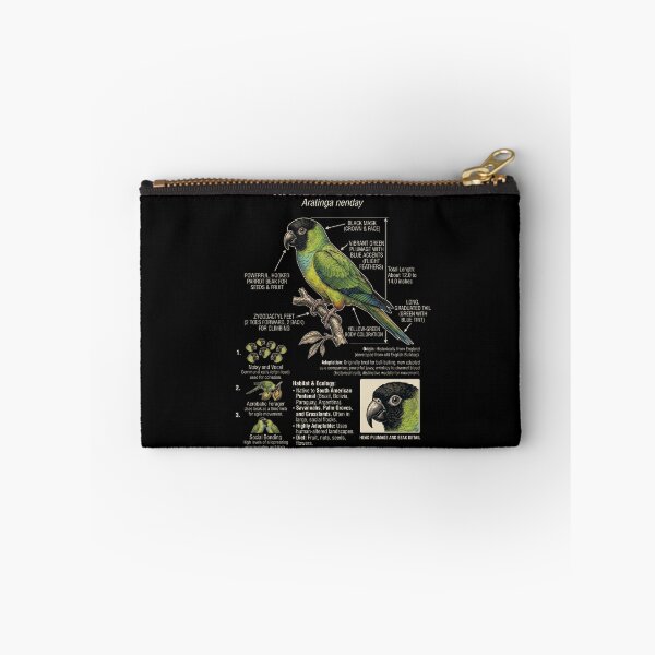 Item preview, Nanday Conure Scientific Anatomy Ornithology Parrot Lover designed and sold by dian-rody-crest.