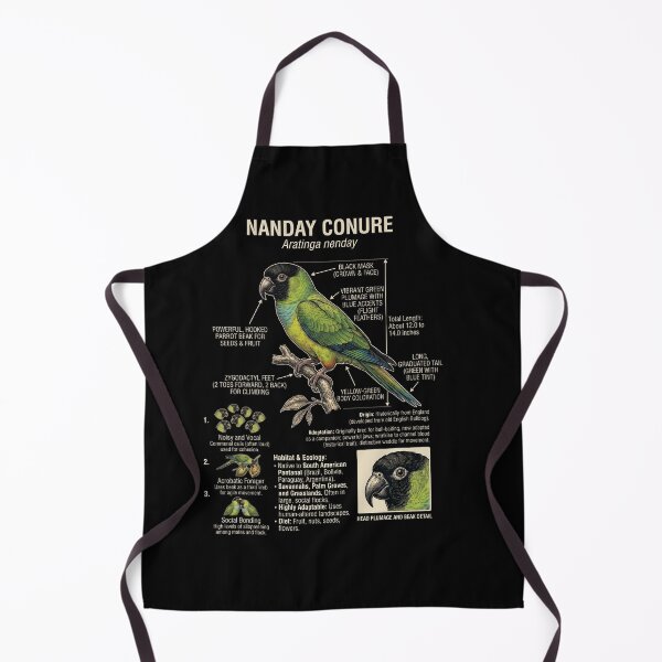 Item preview, Nanday Conure Scientific Anatomy Ornithology Parrot Lover designed and sold by dian-rody-crest.