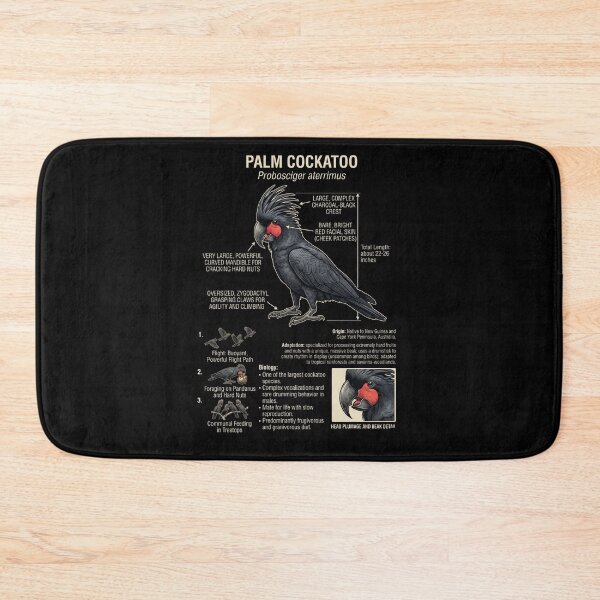 Item preview, Palm Cockatoo Scientific Anatomy Ornithology Parrot Lover designed and sold by dian-rody-crest.
